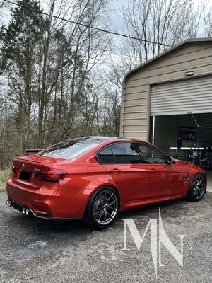 BBS FI R Untuk BMW M2 E92 M3 F80 Custom Forged Hyper Silver Wheels Rims Tersedia