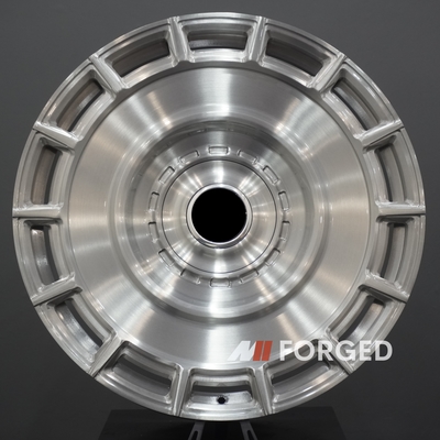 BMW Seri 7 Mercedes Kelas S C63S S63 AMG A45S Roda Custom Alloy Rims Brushed Perak