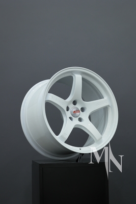 Custom Forged Nismo Rays 57CR Roda 370Z 350Z Clubsport velg putih