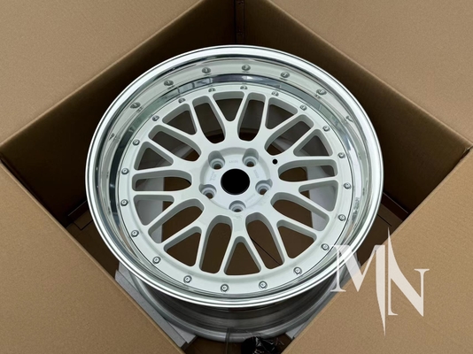 2 Piece Forged Custom Wheels BBS LM LMR LeMans Gold Rims Untuk BMW 370z 350z