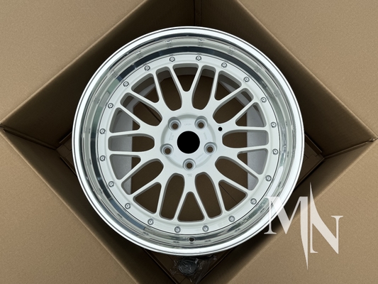 2 Piece Forged Custom Wheels BBS LM LMR LeMans Gold Rims Untuk BMW 370z 350z