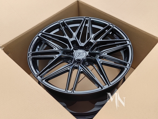 Vossen HF7 Gloss Black Wheels Untuk Audi RS6 C5 C6 C7 C8 18 19 20 21 22 Inch Custom Avant Rims