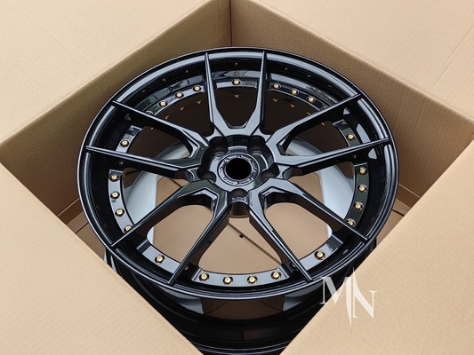 BC HCA162S roda dua bagian untuk Infiniti Q50 19 20 21 22 Inci Custom Black rims