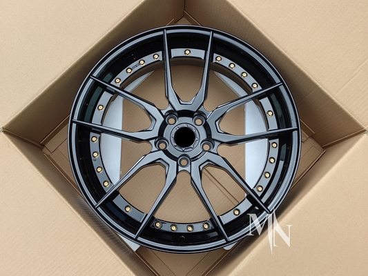 BC HCA162S roda dua bagian untuk Infiniti Q50 19 20 21 22 Inci Custom Black rims