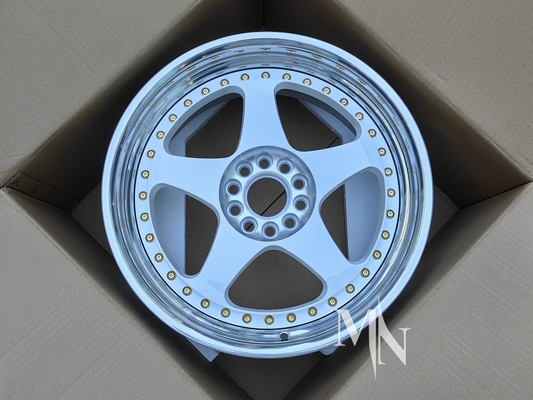 Dua Bagian Roda Nismo LM GT2 Untuk Nissan R35 R33 GTR 350Z 370Z 18 19 20 21 22 Inci Custom Rim