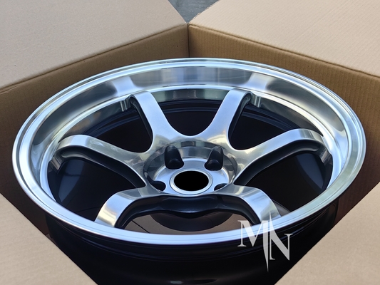 Advan R6 Roda Untuk Nissan GTR R32 R33 R34 R35 18 19 20 Inci Hitam Edisi Alloy Rims