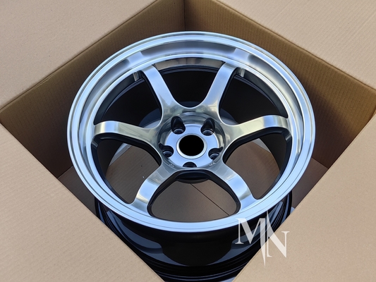 Advan R6 Roda Untuk Nissan GTR R32 R33 R34 R35 18 19 20 Inci Hitam Edisi Alloy Rims