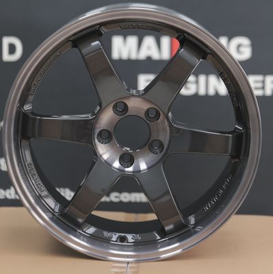 Rays Volk Racing roda tempa Te37 SL Double Black Deep Dish