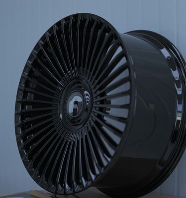 Velg Tempa Forgiato Hitam Kasar untuk Rolls Royce Range Rover Mercedes Benz S Class