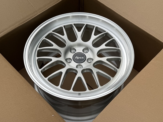 Velg Tempa Apex ML-10RT Bibir Mesin Brushed Clear