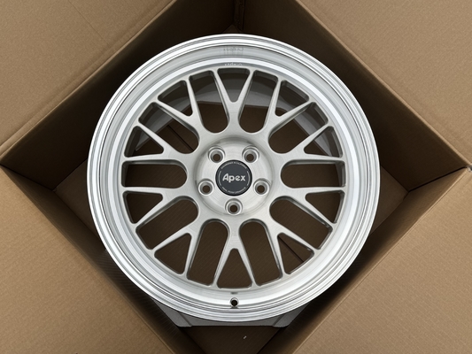 Velg Tempa Apex ML-10RT Bibir Mesin Brushed Clear