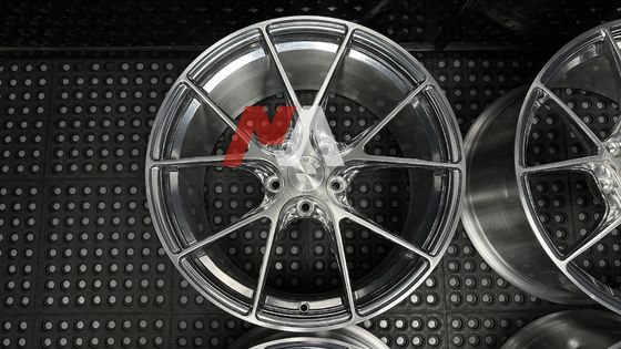 Velg Tempa BMW Perak Dipoles Wajah Brushed Untuk F87 F80 F82 F90 M2 M3 M4 M5