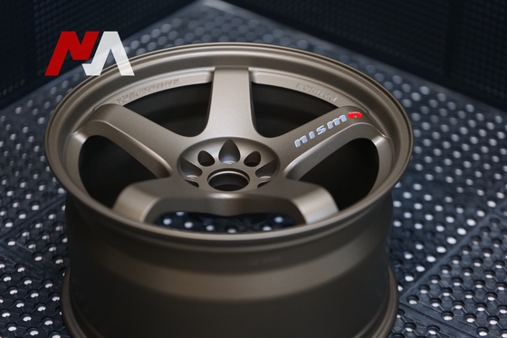 Nismo LMGT4 roda monoblok tempa untuk Nissan GTR R32 R33