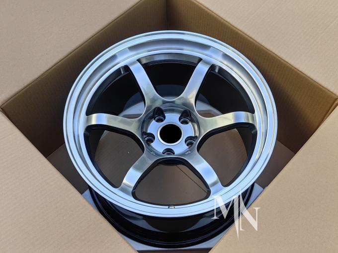 Advan R6 Roda Untuk Nissan GTR R32 R33 R34 R35 18 19 20 Inci Hitam ...
